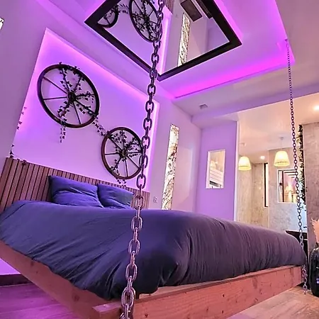 Liefdeshotel La 2 Jaccuzzi Et Sauna Privatif *